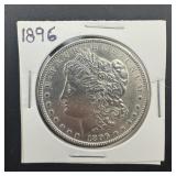 1896 Morgan Silver Dollar, Brilliant Uncirculated
