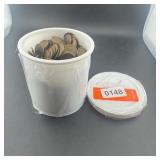 Approximately one Wheat Penny