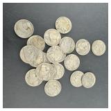 Bag of Buffalo Nickels, mixed dates