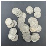 Bag With Lots Of Miscellaneous Buffalo Nickels