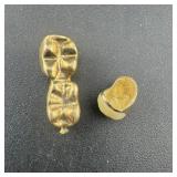 Three gold teeth