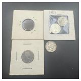 Miscellaneous Silver Dimes and Indian Head Cents