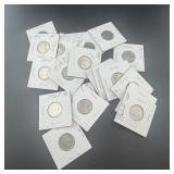 Lot of Jefferson Nickels, various dates