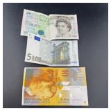 Bag of foreign currency