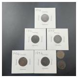 Bag of miscellaneous Indian Head Pennies