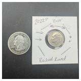 Silver Quarter and Roosevelt Dime