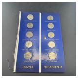 2000 Quarter Folder " Denver and Philadelphia