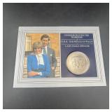 Commemorating the Marriage of Lady Diana coin