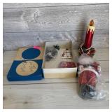 Vintage Christmas Ornament and Candlelight