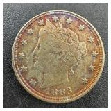 1883-v Liberty Head Nickel