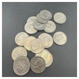 Lot Of 18 Eisenhower Dollars; Various Years Includ