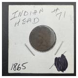 1865 Indian Head Penny