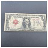 1929 One Dollar Red Seal Puerto Rico Issue; Rare ï¿½