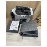 Four Back To The Roots Fabric Raised Garden Beds.