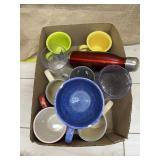 Assorted Coffee Mugs Including Fiesta Usa Cups And