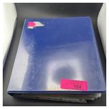 Binder with over 500 Mixed Sports Cards