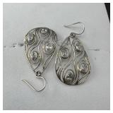 Silpada Sterling Silver Earrings .925 India, , 8 G