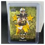 Josh Allen Field Generals rookie football card