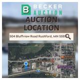Auction Location: 504 Bluffview Road, Rushford, Mn
