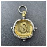 Waxing Poetic S Charm Wp .925, , 5.3 Grams