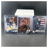 Three Anthony Edwards rookie basketball cards