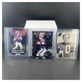 Three J.j. Mccarthy Rookie Football Cards