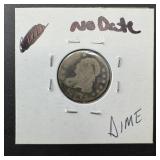 No-date Capped Bust Dime