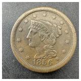 1856 Large Cent, Good Condition