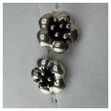 Taxco Sterling Silver Flower Earrings TC-137 Mexic