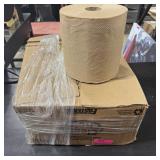 Case Of 5 Brown Roll Hand Towels, Size 7.9" Wid