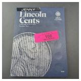 Lincoln Cent Book 1941ï¿½1974, Partial Book