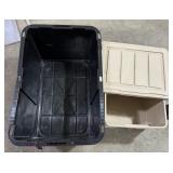 Large 27-gallon Tote & Smaller Tote