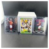 Three Jayden Daniels rookie football cards