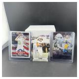 Three Justin Herbert rookie football cards