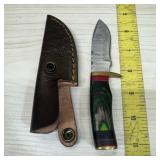 Damascus 6-Inch Hunting Knife