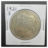 1921-s Morgan Silver Dollar