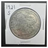 1921-s Morgan Silver Dollar