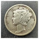 1939-d Mercury Dime