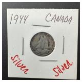 1944 Canada Silver Dimes