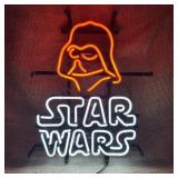 Star Wars Darth Vader 17"x14" Real Glass Neon Si