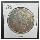 1886 Morgan Silver Dollar