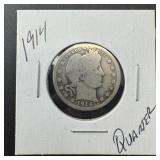 1914 Barber Quarter