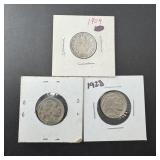 3 Buffalo Nickels And Shield Nickels, Includes 192