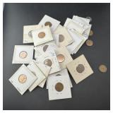 Large Lot Of Bu Wheat Cents