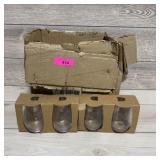 2-pc wine glasses - new - 5 qty