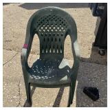(2) Poly Outdoor Chairs