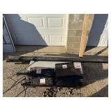 Gondola Shelving Parts; Includes base shelving, si