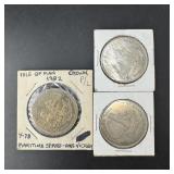Three Large $1 Canada Coins