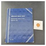 Lincoln Head Cent Book 1909ï¿½1940, Partial Book