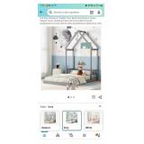 Full Sz Toddler Floor Bed Frame - Nib